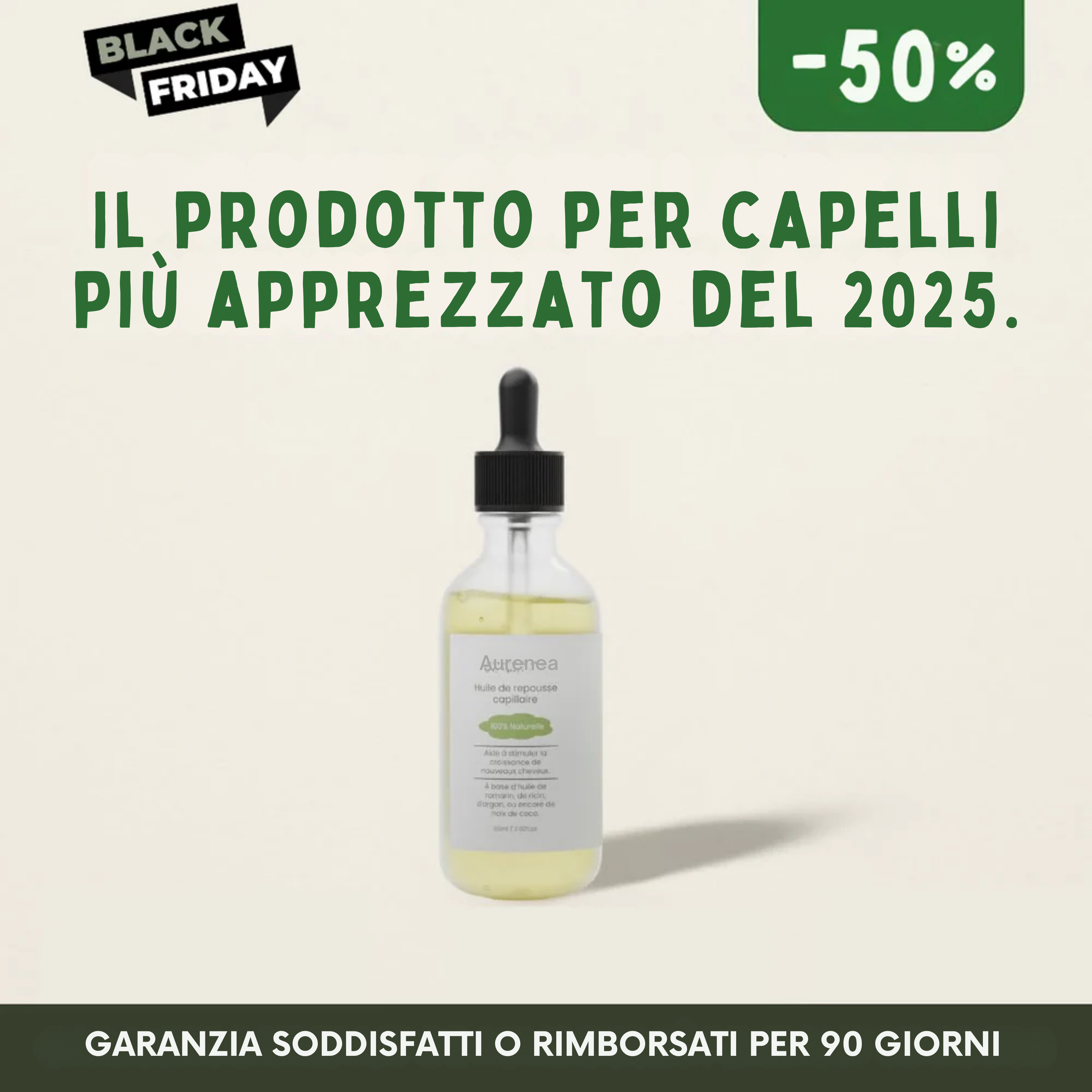 Siero per la crescita dei capelli (60 ml)